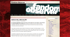 Desktop Screenshot of fandomobserver.de